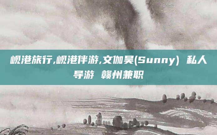 南安岘港旅行,岘港伴游,文伽昊(Sunny) 私人导游 赣州兼职